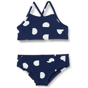 Amazon Essentials bikini set för flickor och småbarn, Djupblå elfenben abstrakta prickar, X-Small Amazon Essentials bikini set för flickor och småbarn, Djupblå elfenben abstrakta prickar, X-Small