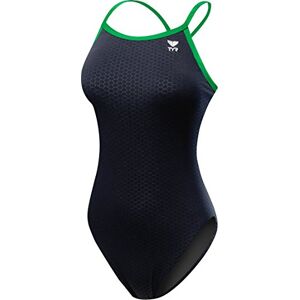 TYR Dam Hexa Diamondfit Baddräkt för kvinnor Svart/grön 34 TYR Dam Hexa Diamondfit Baddräkt för kvinnor Svart/grön 34