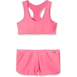 Haute Pression Tvådelad baddräkt för flickor enfärgad bikini, Fluo rosa, 14 �r Haute Pression Tvådelad baddräkt för flickor enfärgad bikini, Fluo rosa, 14 �r