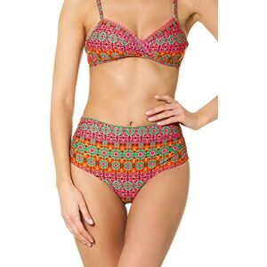 Goldenpoint Bikini Dam Hög Briefs kostym med broderi Liberty Villa, Flerfärgad, M Goldenpoint Bikini Dam Hög Briefs kostym med broderi Liberty Villa, Flerfärgad, M