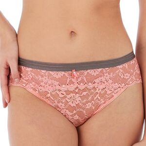 Freya Dam Offbeat spetstrosa bikini stil underkläder, Rosenhöft, L Freya Dam Offbeat spetstrosa bikini stil underkläder, Rosenhöft, L
