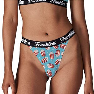 Franklees Tanga Popcorn bikini stil underkläder för kvinnor, Popcorn, M Franklees Tanga Popcorn bikini stil underkläder för kvinnor, Popcorn, M