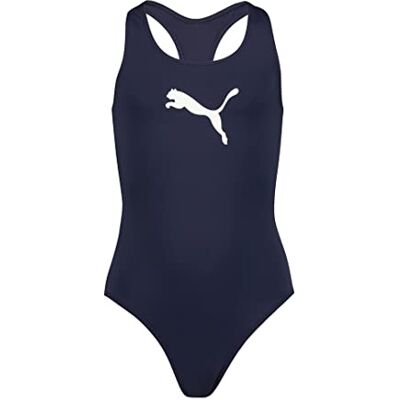 PUMA baddräkt för flickor, Marinblått Xsp, 116 PUMA baddräkt för flickor, Marinblått Xsp, 116