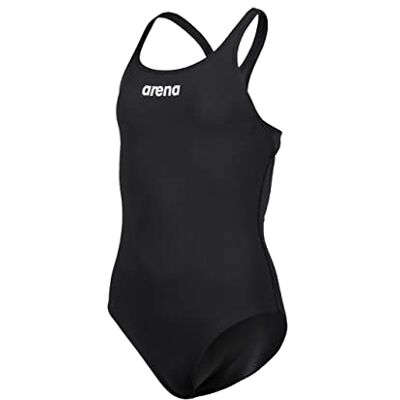 ARENA Solid Swim Pro Team baddräkt i ett stycke för flickor, snabbtorkande baddräkt, sportiga badkläder av MaxLife Eco-tyg med maximal klorbeständighet och 50+ UV-skydd ARENA Solid Swim Pro Team baddräkt i ett stycke för flickor, snabbtorkande baddräkt, sportiga badkläder av MaxLife Eco-tyg med maximal klorbeständighet och 50+ UV-skydd
