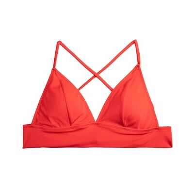 Koton Dam triangel vadderad criss cross strappy bikini top, Redvaria (Rv1), 36 SE Koton Dam triangel vadderad criss cross strappy bikini top, Redvaria (Rv1), 36 SE