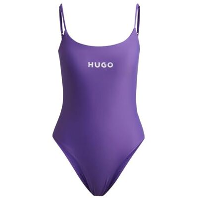 HUGO Dam Pure_Baddräkt, Medium lila 510, M HUGO Dam Pure_Baddräkt, Medium lila 510, M