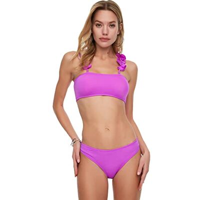 Trendyol Kvinnor är sex av de normala midjebikini underdelarna, lila, 34 Trendyol Kvinnor är sex av de normala midjebikini underdelarna, lila, 34