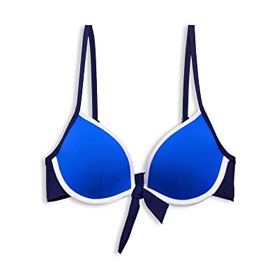 ESPRIT Bodywear dam Mona Beach RCS pad. Plunge bikini, marinblå, 38C ESPRIT Bodywear dam Mona Beach RCS pad. Plunge bikini, marinblå, 38C