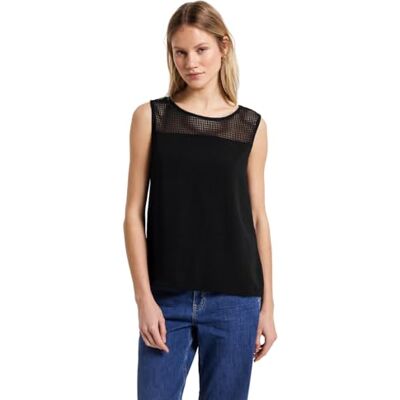Street One Dam Svart Casual ärmlös T-shirt Street One Dam Svart Casual ärmlös T-shirt