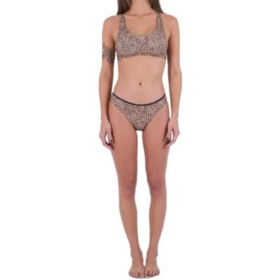 Hurley Kvinnors Bikini Braga MAX Leopard Moderate Hurley Kvinnors Bikini Braga MAX Leopard Moderate