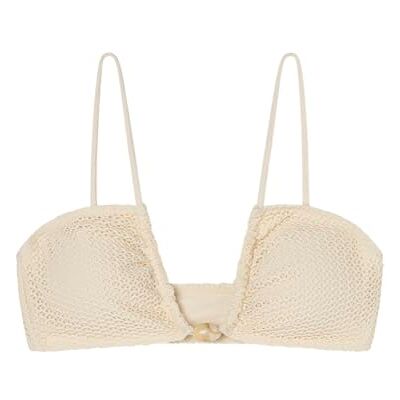 women'secret Top Solare Bikini Topp för kvinnor, Elfenben, 100B women'secret Top Solare Bikini Topp för kvinnor, Elfenben, 100B