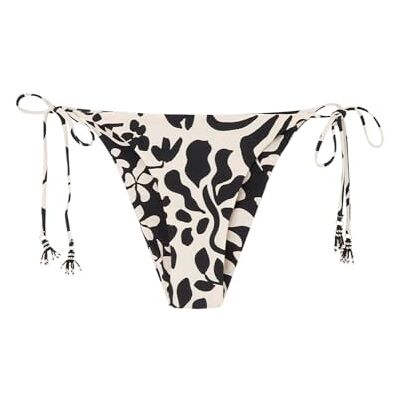 women'secret Kvinnor Hibiscus Bikini Braga, Tryck vit botten, L women'secret Kvinnor Hibiscus Bikini Braga, Tryck vit botten, L
