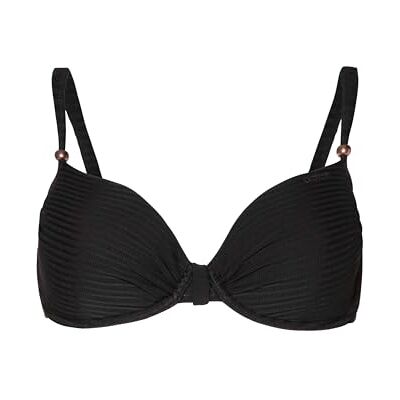 Protest Mm Jada Dcup Bikini Topp för kvinnor, True Black, XXL Protest Mm Jada Dcup Bikini Topp för kvinnor, True Black, XXL