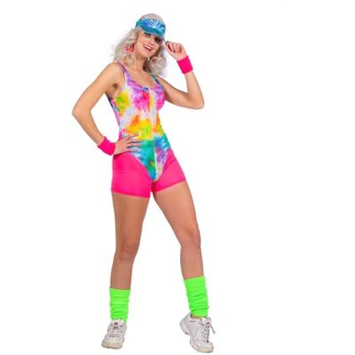 WILBERS & WILBERS 4930 – aerobics-fitnessoutfit för kvinnor, neonfärger, baddräkt, kostym karneval WILBERS & WILBERS 4930 – aerobics-fitnessoutfit för kvinnor, neonfärger, baddräkt, kostym karneval