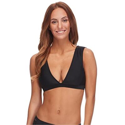 Body Glove Dam smoothies romor solid djup V-topp baddräkt bikini, svart, XS Body Glove Dam smoothies romor solid djup V-topp baddräkt bikini, svart, XS