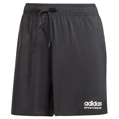 adidas Kvinnor Branded Beach Shorts, Black, XS adidas Kvinnor Branded Beach Shorts, Black, XS