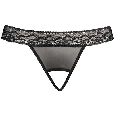 Teyli Tanga med hål i grenen – sexig tanga med hål – trosor med öppet steg svarta – trosor i grenen – sexunderkläder kvinnor med öppning, svart, XXL stor Teyli Tanga med hål i grenen – sexig tanga med hål – trosor med öppet steg svarta – trosor i grenen – sexunderkläder kvinnor med öppning, svart, XXL stor