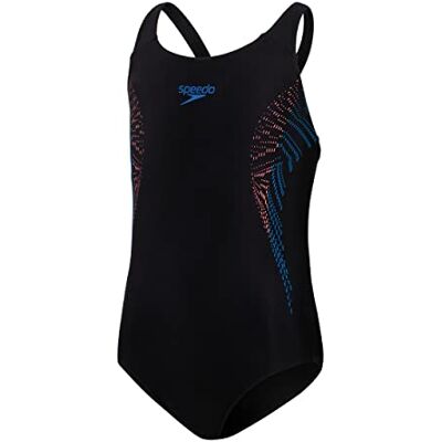 Speedo Flickors plastisol placering muskel rygg baddräkt Speedo Flickors plastisol placering muskel rygg baddräkt