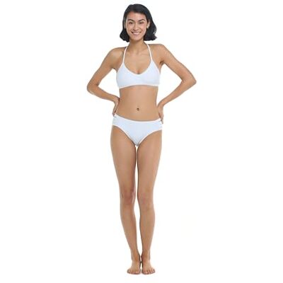 Body Glove Kvinnors smoothies Nuevo Contempo solid full täckning bikini underdel baddräkt, Snö, L Body Glove Kvinnors smoothies Nuevo Contempo solid full täckning bikini underdel baddräkt, Snö, L