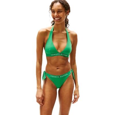 Tommy Hilfiger dam HALTER RP UW0UW05813, grön, S, Grön (strålande grön), S Tommy Hilfiger dam HALTER RP UW0UW05813, grön, S, Grön (strålande grön), S