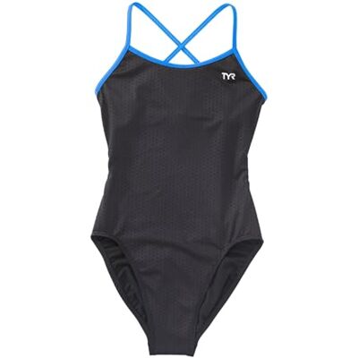 TYR Hexa Treenighet baddräkt för kvinnor Blk/Blue 26 TYR Hexa Treenighet baddräkt för kvinnor Blk/Blue 26