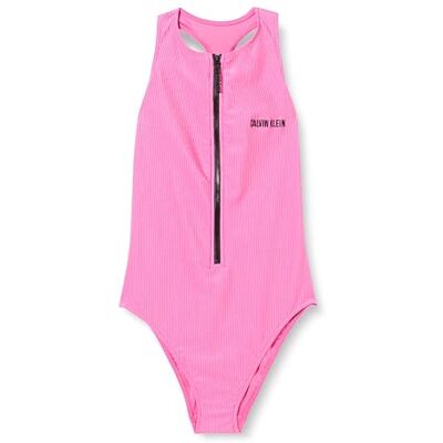 Calvin kvinnors racerback One Piece, fet rosa, L, Fet rosa, L Calvin kvinnors racerback One Piece, fet rosa, L, Fet rosa, L
