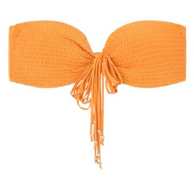 women'secret Top Lotus Bikini Top för Kvinnor, Orange, 85B women'secret Top Lotus Bikini Top för Kvinnor, Orange, 85B