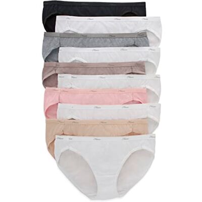 Hanes kvinnors bomull bikini trosor (paket med 10) Hanes kvinnors bomull bikini trosor (paket med 10)