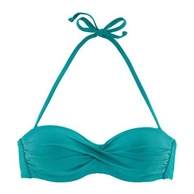 s.Oliver Dam bandeau bikinitopp "Spanien" med vadderade kupor, Turkos (turkos 30), 85B s.Oliver Dam bandeau bikinitopp "Spanien" med vadderade kupor, Turkos (turkos 30), 85B