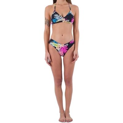 Hurley Dam Hana Rvsb måttlig bikiniunderdel, svart/Tiki Multi, S, Black/Tiki Multi, S Hurley Dam Hana Rvsb måttlig bikiniunderdel, svart/Tiki Multi, S, Black/Tiki Multi, S
