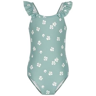 Petit Bateau Flickor 1 del baddräkt, Grön/vit, 3 �r Petit Bateau Flickor 1 del baddräkt, Grön/vit, 3 �r