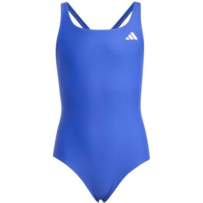 adidas flickor V-Back Swimsuit Kids Swimwear, Semi Lucid Blue, 4-5 Years adidas flickor V-Back Swimsuit Kids Swimwear, Semi Lucid Blue, 4-5 Years