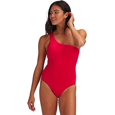 Seafolly Women's Standard Shoulder One Piece Swimsuit, Sea Dive Chilli Red, 8 Seafolly Women's Standard Shoulder One Piece Swimsuit, Sea Dive Chilli Red, 8