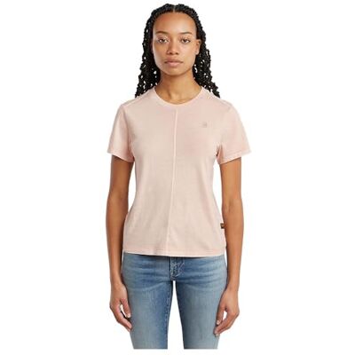 G-STAR Kvinnor Overdyed Front Seam Top, Rosa (Flytande rosa Gd D24499-b059-b600), L G-STAR Kvinnor Overdyed Front Seam Top, Rosa (Flytande rosa Gd D24499-b059-b600), L