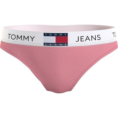 Tommy Jeans dam bikini kittlade rosa L, Kittlad rosa, L Tommy Jeans dam bikini kittlade rosa L, Kittlad rosa, L