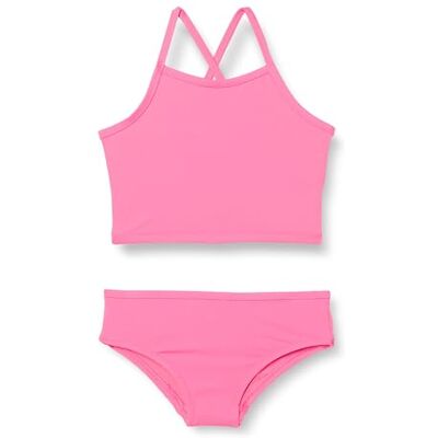 Amazon Essentials tankini-set för flickor, rosa chock, M Amazon Essentials tankini-set för flickor, rosa chock, M