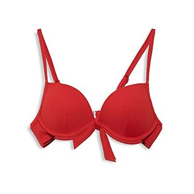 ESPRIT Dam Hamptons Beach Rcspad Plun. BH bikini, Röd, 80B ESPRIT Dam Hamptons Beach Rcspad Plun. BH bikini, Röd, 80B
