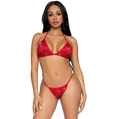 Leg Avenue Dam Phoenix bikiniset, röd, L Leg Avenue Dam Phoenix bikiniset, röd, L