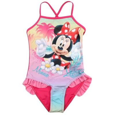 Disney Mimmia Fushia tryckt flicka baddräkt, rosa, 8 �r Disney Mimmia Fushia tryckt flicka baddräkt, rosa, 8 �r