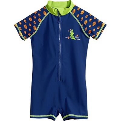 Playshoes Unisex barn UV-skydd baddräkt i ett stycke baddräkt badkläder, Krokodil, 86-92 Playshoes Unisex barn UV-skydd baddräkt i ett stycke baddräkt badkläder, Krokodil, 86-92