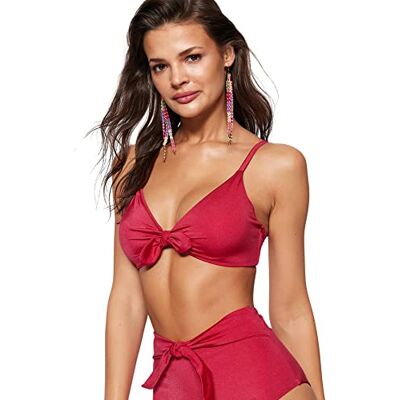 Trendyol Dam stickad bikinitopp, vinröd, 34, Vinröd, 38 SE Trendyol Dam stickad bikinitopp, vinröd, 34, Vinröd, 38 SE