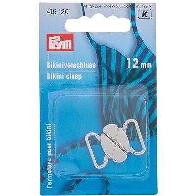 Prym stålklöverblad Silver (12 mm) Bikini och bälteslås 1 st Prym stålklöverblad Silver (12 mm) Bikini och bälteslås 1 st