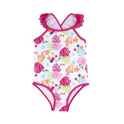 Chicco , Baddräkt i ett stycke, perfekt för pool eller hav, designad i Italien, babykläder 0–24 månader och flickor, Fuchsia, 12 år Chicco , Baddräkt i ett stycke, perfekt för pool eller hav, designad i Italien, babykläder 0–24 månader och flickor, Fuchsia, 12 år