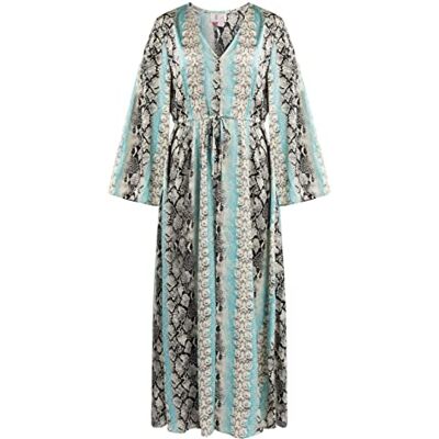 ZITHA IZIA Damstrandkaftan 19323119-ZI01, blå, flerfärgad, L, Strandkaftan, L ZITHA IZIA Damstrandkaftan 19323119-ZI01, blå, flerfärgad, L, Strandkaftan, L