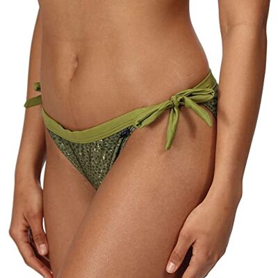 Regatta Unisex Flavia STR bikiniunderdel, Gröna fält abstrakt tryck, XL Regatta Unisex Flavia STR bikiniunderdel, Gröna fält abstrakt tryck, XL