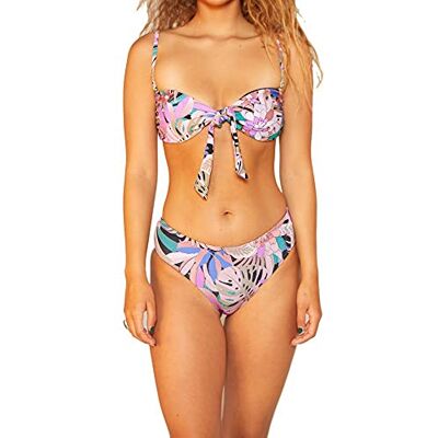 Hurley dam W Palm Paradise Knotted Bandeau Bikinitopp Hurley dam W Palm Paradise Knotted Bandeau Bikinitopp