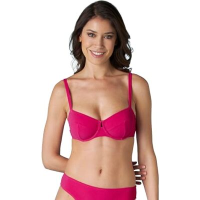 Lovable Spongy Bikini Bygel BH för damer, Fuchsia, 36 / B Lovable Spongy Bikini Bygel BH för damer, Fuchsia, 36 / B