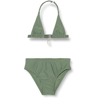 Haute Pression Tvådelad baddräkt flicka enfärgad X9050 C05 T10A, kaki, 10-16 ans Haute Pression Tvådelad baddräkt flicka enfärgad X9050 C05 T10A, kaki, 10-16 ans