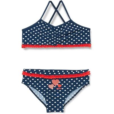 Playshoes UV-skydd för flickor, bikini baddräkt, baddräkt, badkläder, Små hjärtan, 134-140 Playshoes UV-skydd för flickor, bikini baddräkt, baddräkt, badkläder, Små hjärtan, 134-140