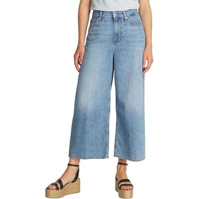 Tommy Hilfiger dam brett ben hö skuren SIA WW0WW45504, Denim, NI31, Denim (Sia), 50 SE Tommy Hilfiger dam brett ben hö skuren SIA WW0WW45504, Denim, NI31, Denim (Sia), 50 SE